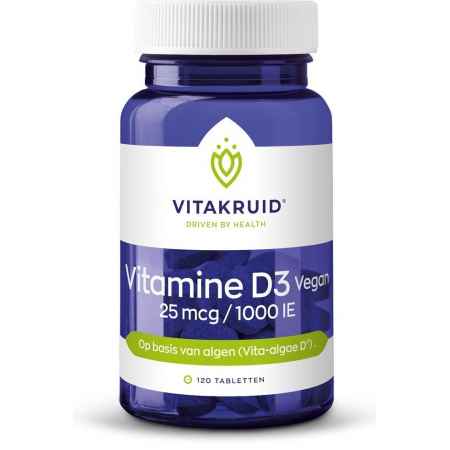 Vitakruid Vitamine D3 Vegan 25 mcg / 1000 IE