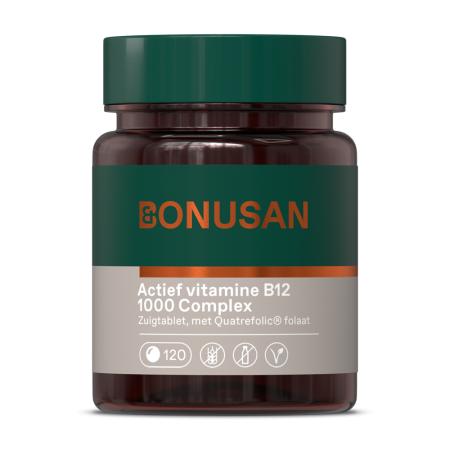 Bonusan Actief vitamine B12 1000 Complex Zuigtabletten