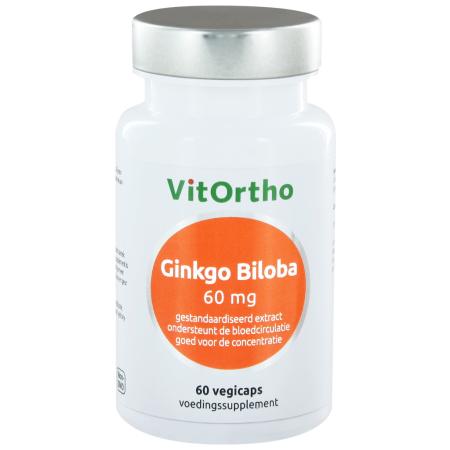 VitOrtho Ginkgo Biloba Extract 60mg Capsules