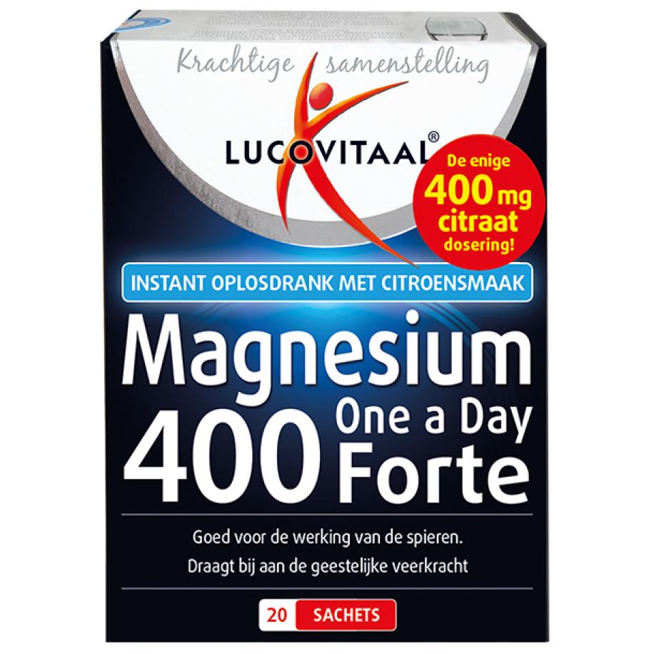 Lucovitaal Magnesium Poeder Forte 400mg Sachets