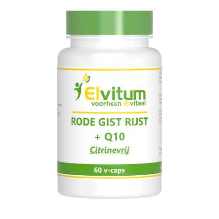 Elvitum Rode Gist Q10 Vegicaps