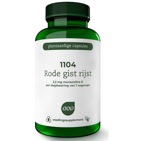 AOV 1104 Rode Gist Rijst Extract Vegacaps
