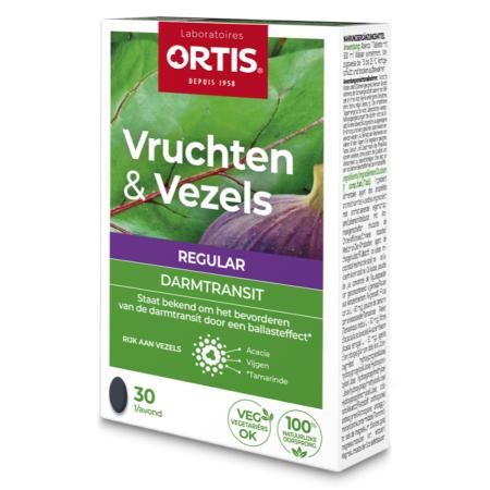 Ortis Vruchten & Vezels Regular Darmtransit Tabletten