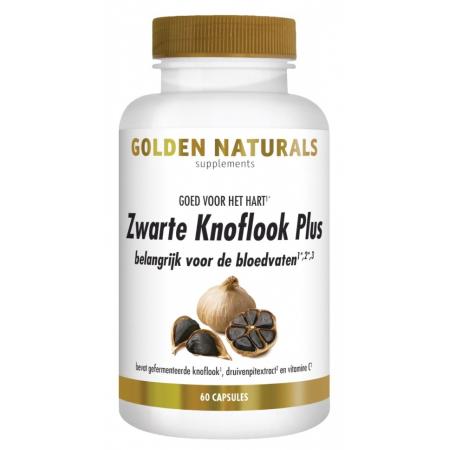 Golden Naturals Zwarte Knoflook Plus Capsules