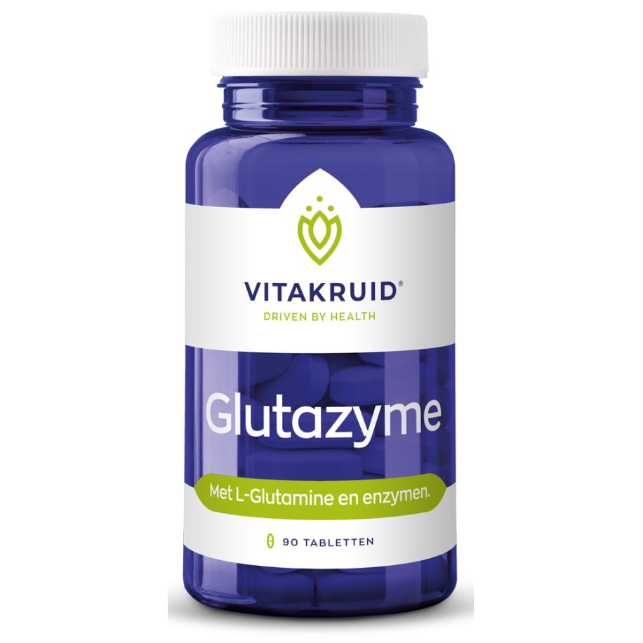 Vitakruid Glutazyme oa Spijsverteringsenzymen en L-Glutamine 90
