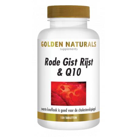 Golden Naturals Rode Gist & Q10 Tabletten