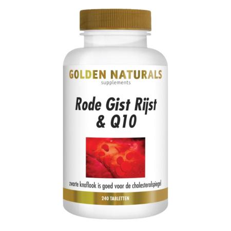 Golden Naturals Rode Gistrijst & Q10 Tabletten