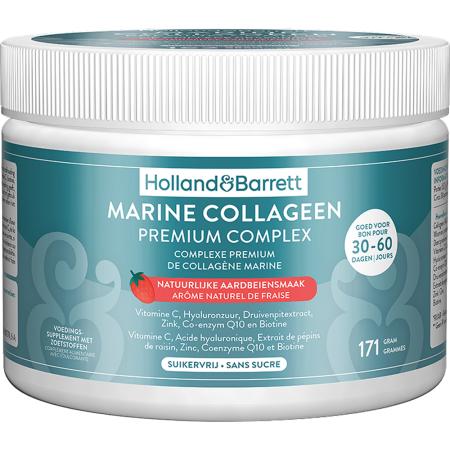 Holland & Barrett Marine Collageen Premium Complex Aardbei - 171g