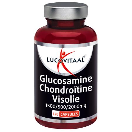 Lucovitaal Glucosamine Chondroïtine Visolie 1500/500/200mg Capsules