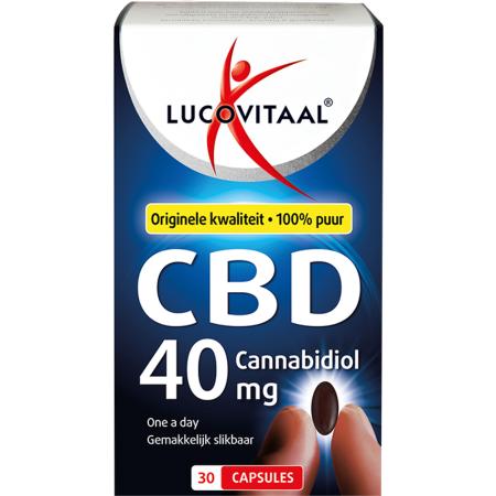 Lucovitaal CBD Cannabidiol 40mg Capsules
