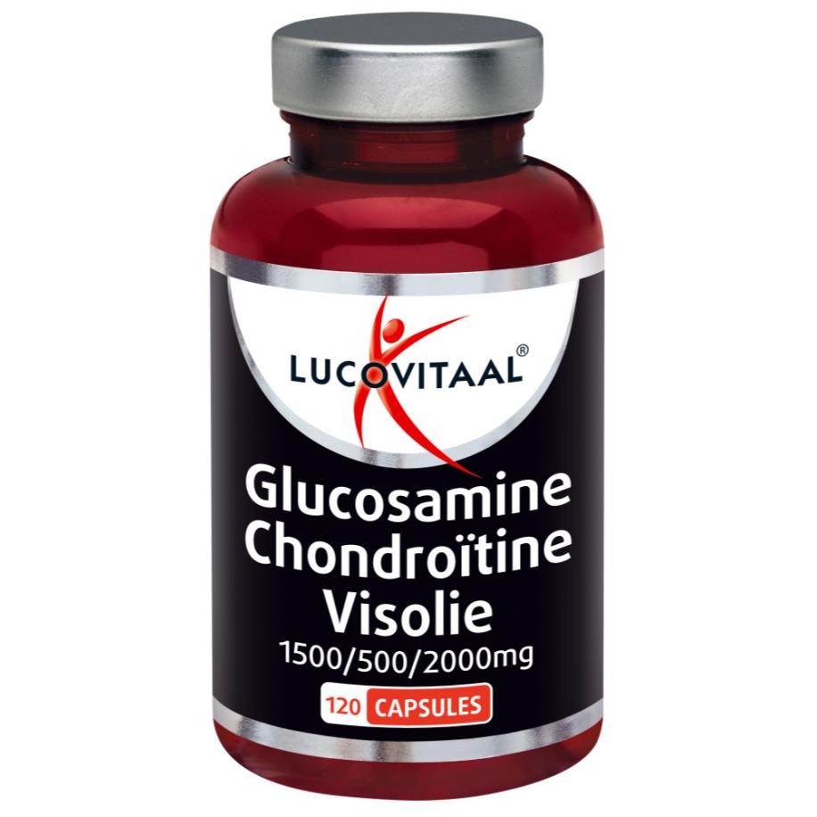 Lucovitaal Glucosamine Chondroïtine Visolie 1500/500/200mg Capsules