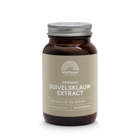 Mattisson HealthStyle Biologisch Duivelsklauw Extract Capsules