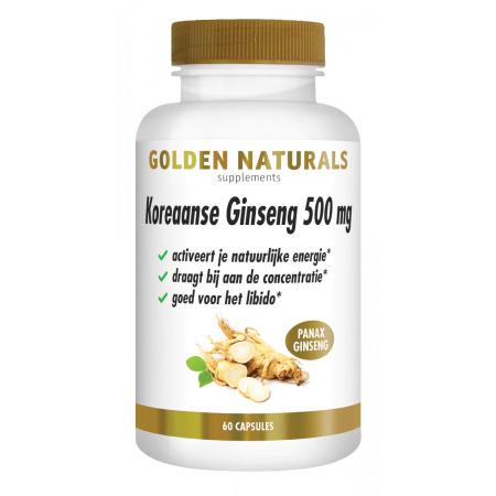 Golden Naturals Koraanse Ginseng Capsules