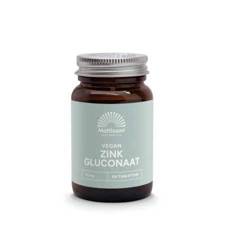 Mattisson HealthStyle Zink Gluconaat 25mg