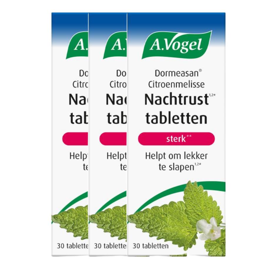 A.Vogel Citroenmelisse Nachtrust Tabletten Sterk Multiverpakking