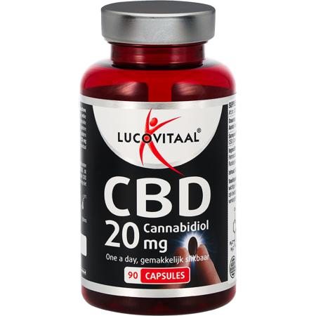 Lucovitaal CBD Cannabidiol 20mg Capsules