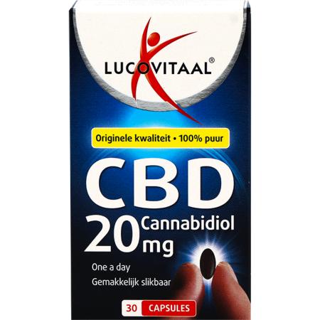 Lucovitaal CBD Cannabidiol 20mg Capsules