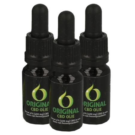Original CBD CBD-Olie 400mg 4% 10ml 3st