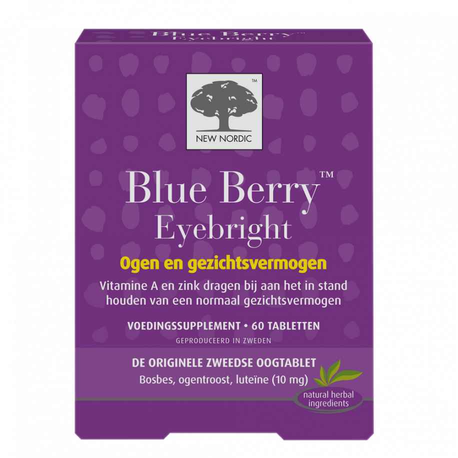 New Nordic Blue Berry Eyebright Tabletten