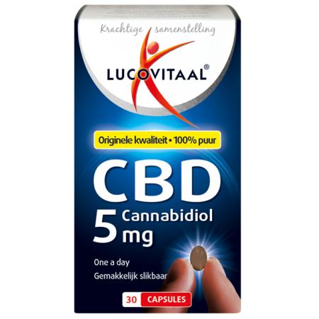 Lucovitaal CBD Cannabidiol 5mg Capsules