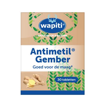 Wapiti Antimetil Gember Tabletten