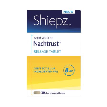 Shiepz Slow Release Nachtrust 8 Uur Tabletten