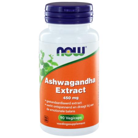 NOW Ashwagandha Extract 450mg Capsules