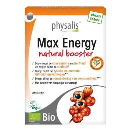 Physalis Max Energy Natural Booster Tabletten