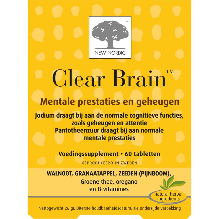 New Nordic Clear Brain Tabletten