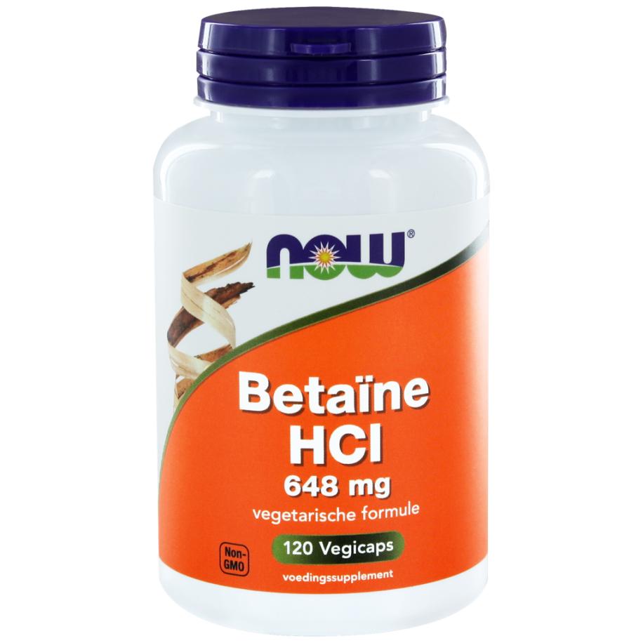 NOW Betaïne HCl 648 mg Capsules