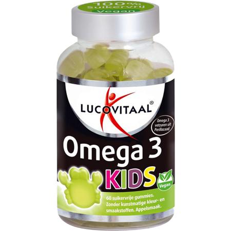Lucovitaal Omega 3 Kids Appelsmaak (60 Gummies)