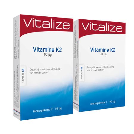 Vitalize Vitamine K2 Capsules Voordeelverpakking