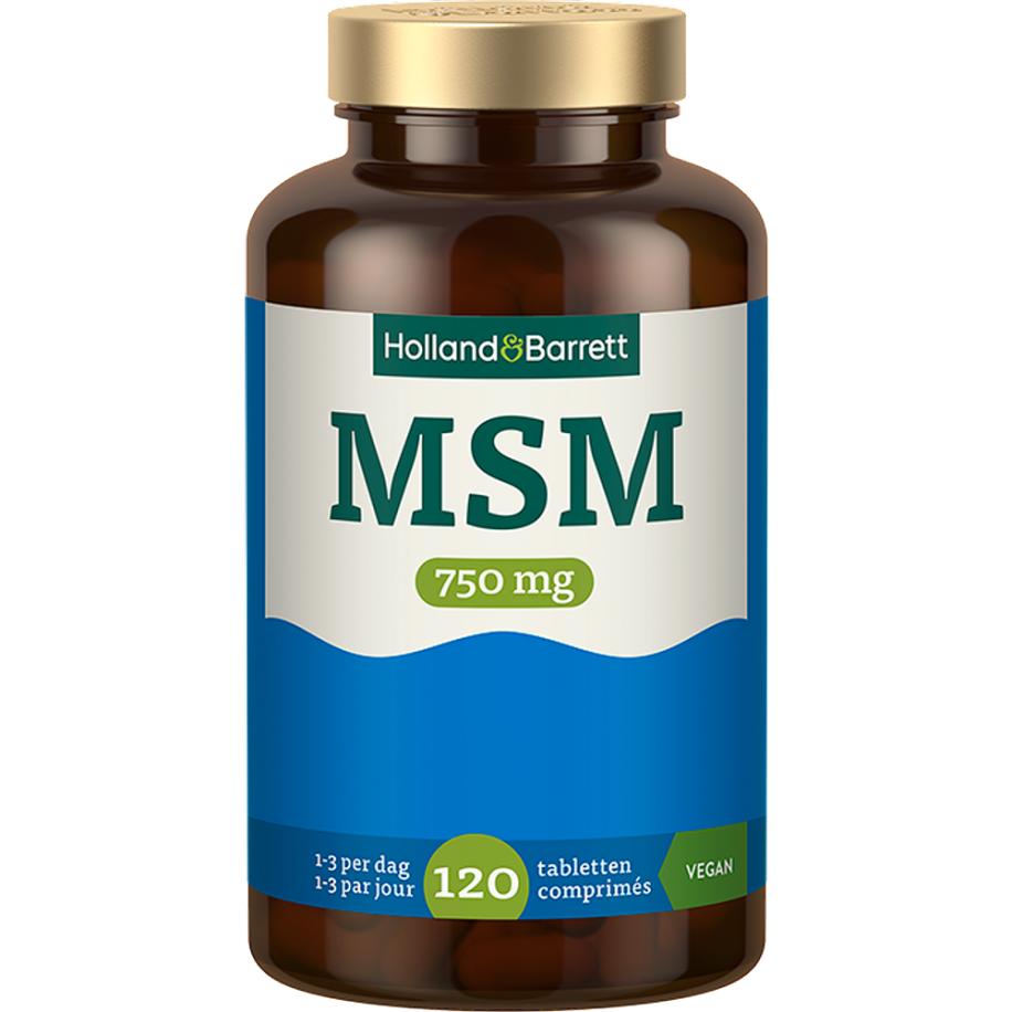 Holland & Barrett MSM 750mg - 120 tabletten