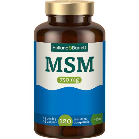 Holland & Barrett MSM 750mg - 120 tabletten