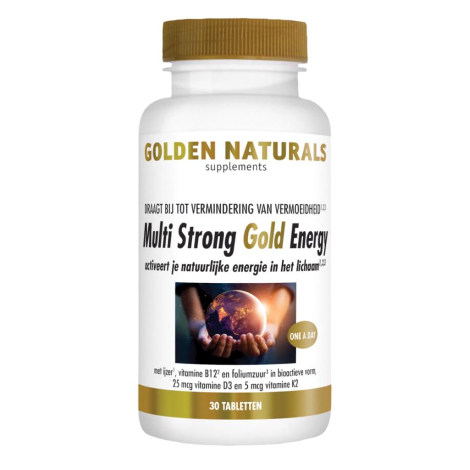 Golden Naturals Multi Strong Gold Energy Tabletten