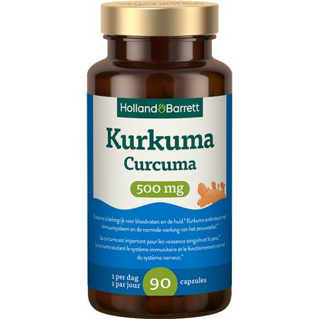 Holland & Barrett Kurkuma 500mg - 90 capsules