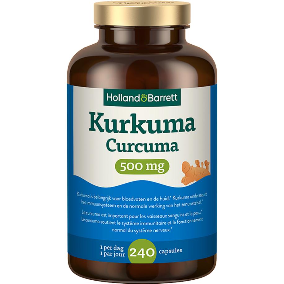 Holland & Barrett Kurkuma 500mg - 240 capsules