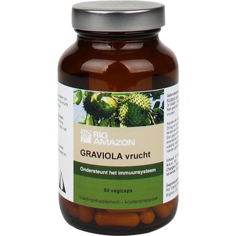 Rio Amazon Graviola Zuurzak, 500mg (60 Capsules)