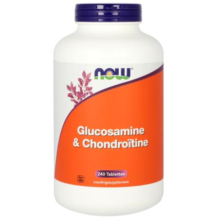 Now Glucosamine & Chondroïtine Tabletten