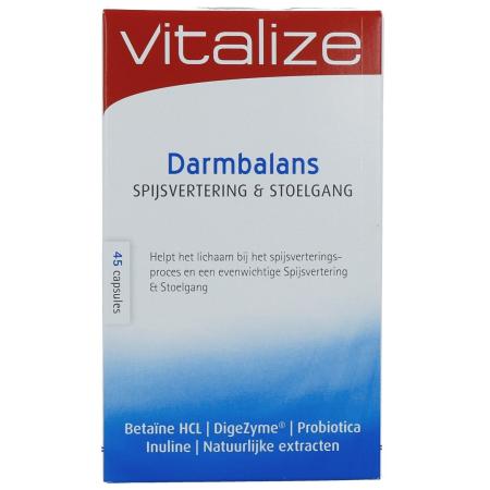 Vitalize Darmbalans Spijsvertering & Stoelgang Capsules