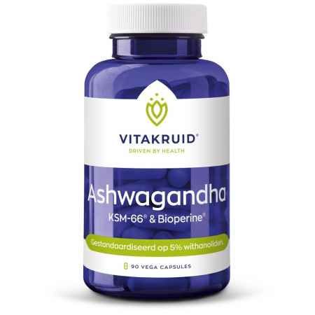 Vitakruid Ashwagandha 5% withanoliden KSM-66® & Bioperine® 60