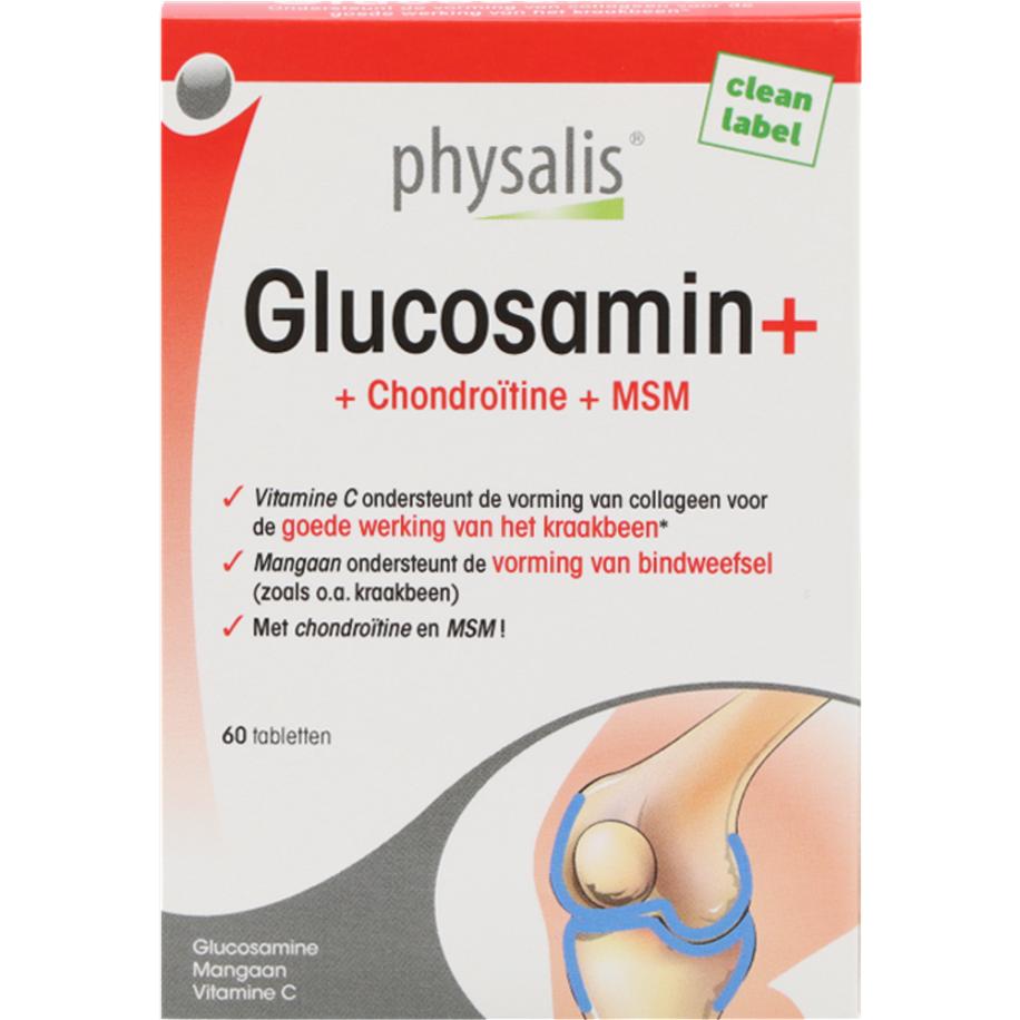 Physalis Glucosamin+ Chondroïtine + MSM - 60 tabletten