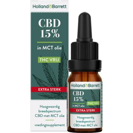 Holland & Barrett CBD Olie Extra Sterk 15% (10ml)