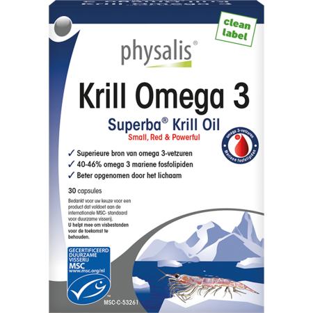 Physalis Krill Omega 3 - 30 capsules