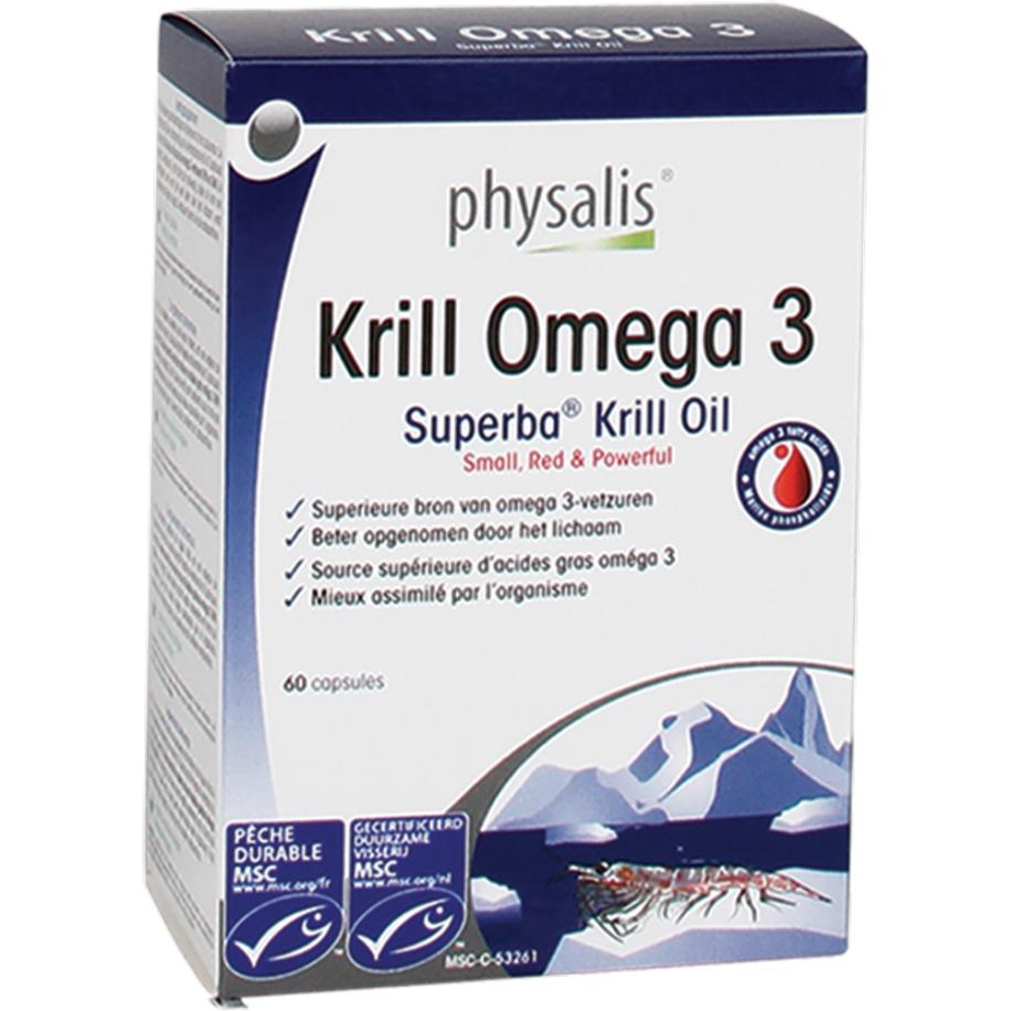 Physalis Krill Omega 3 - 60 capsules