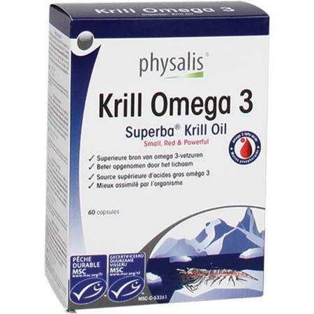 Physalis Krill Omega 3 - 60 capsules