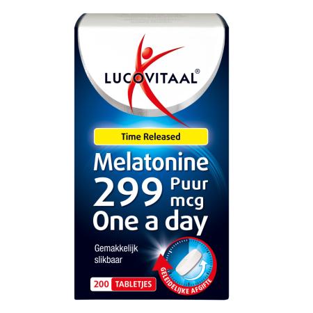 Lucovitaal Melatonine Puur 299 mcg Tabletten