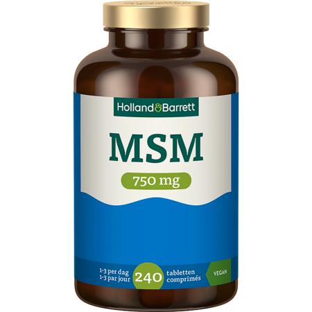 Holland & Barrett MSM 750 mg - 240 tabletten