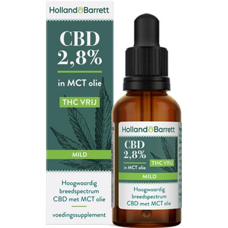 Holland & Barrett CBD Olie Mild 2,8% (30ml)
