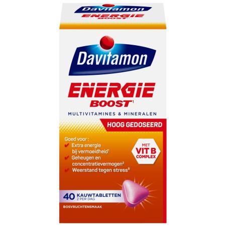 Davitamon Energie Boost Kauwtabletten